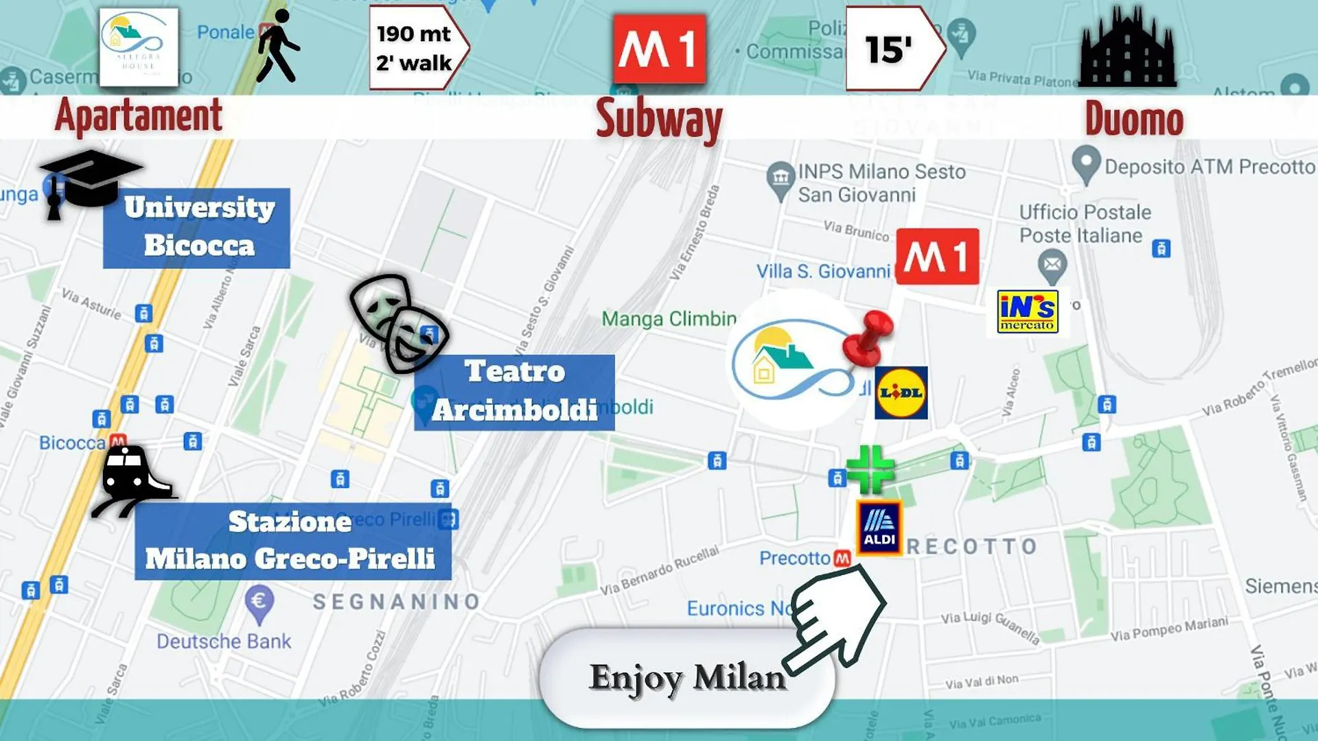 Allegra House Mailand 0*,  Italien